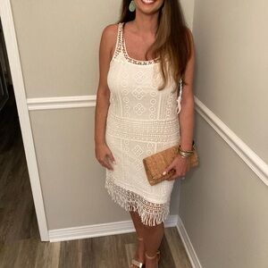 Ralph Lauren Ivory Cotton Knit dress